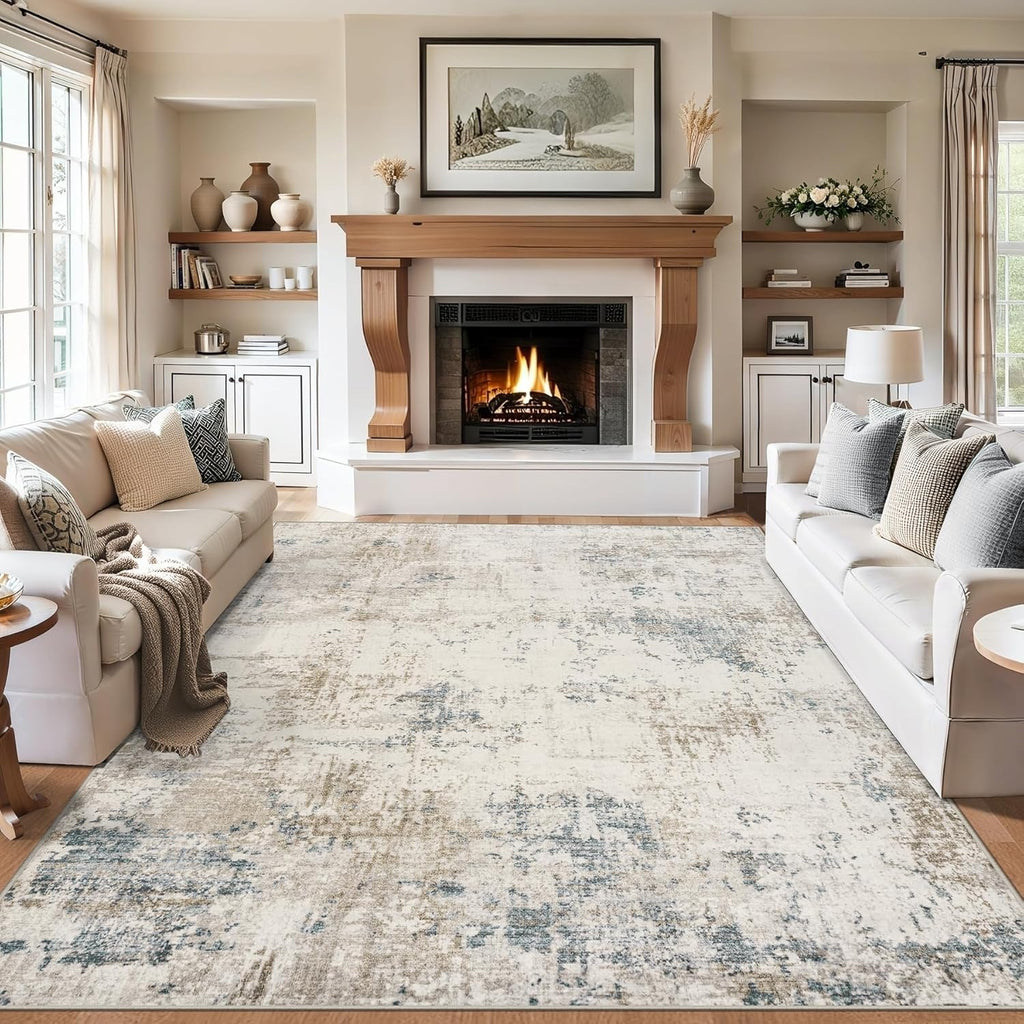 Abstract Multi-Color Area Rug