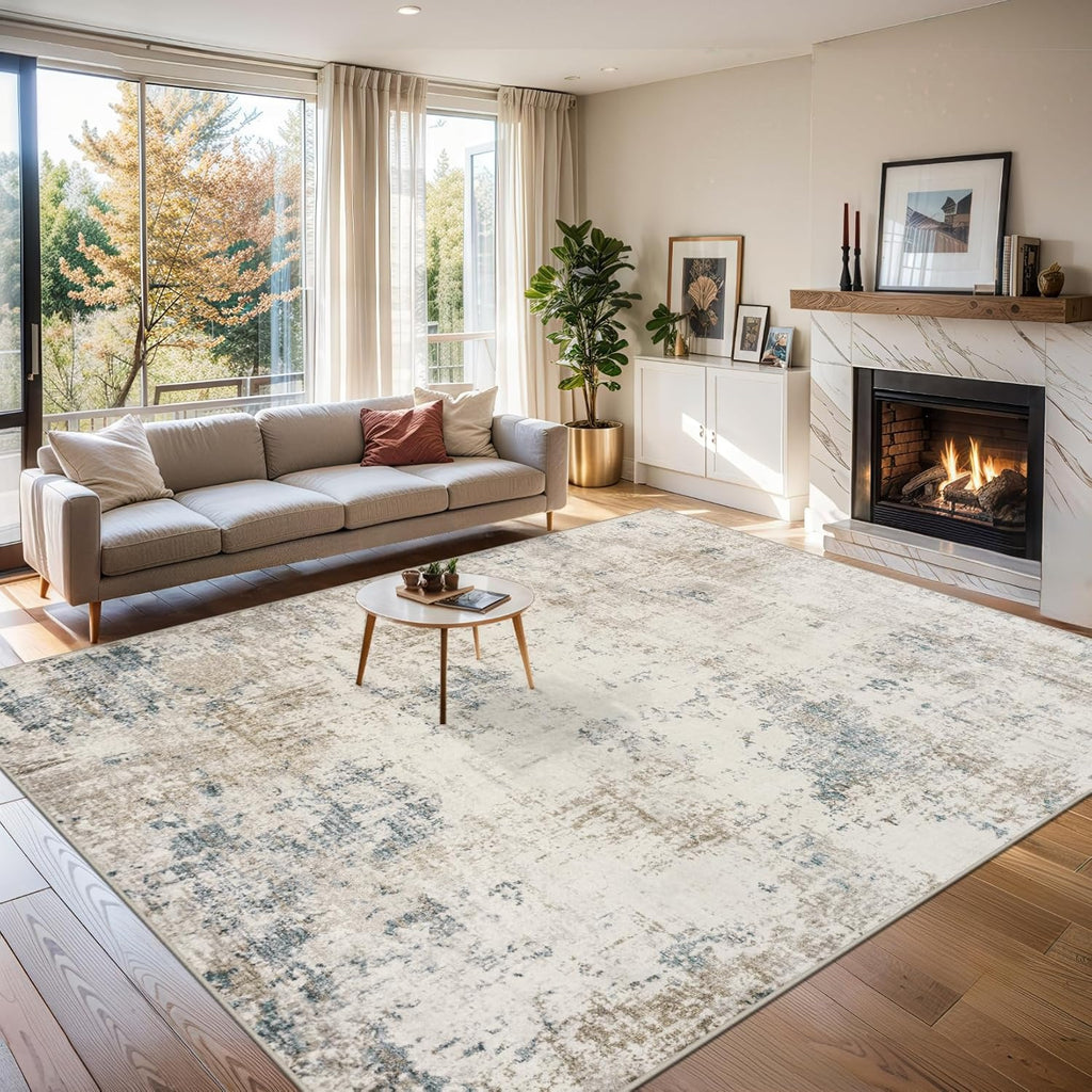 Abstract Multi-Color Area Rug